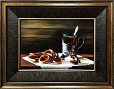 Картина "Натюрморт с чаем" в мастерской 55-я ПАРАЛЛЕЛЬ