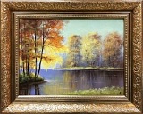 Картина "Осенью" в мастерской 55-я ПАРАЛЛЕЛЬ