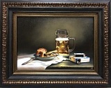 Картина "Натюрморт с пивом" в мастерской 55-я ПАРАЛЛЕЛЬ